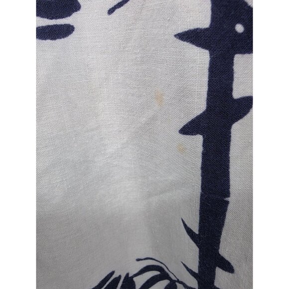 Vintage Japanese Kimono Robe Medium Bamboo Pattern 100% Cotton Made In Japan - Picture 8 of 8